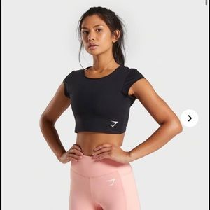 Gymshark dreamy crop top black